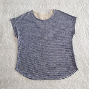 Apt. 9 Striped Crochet Top